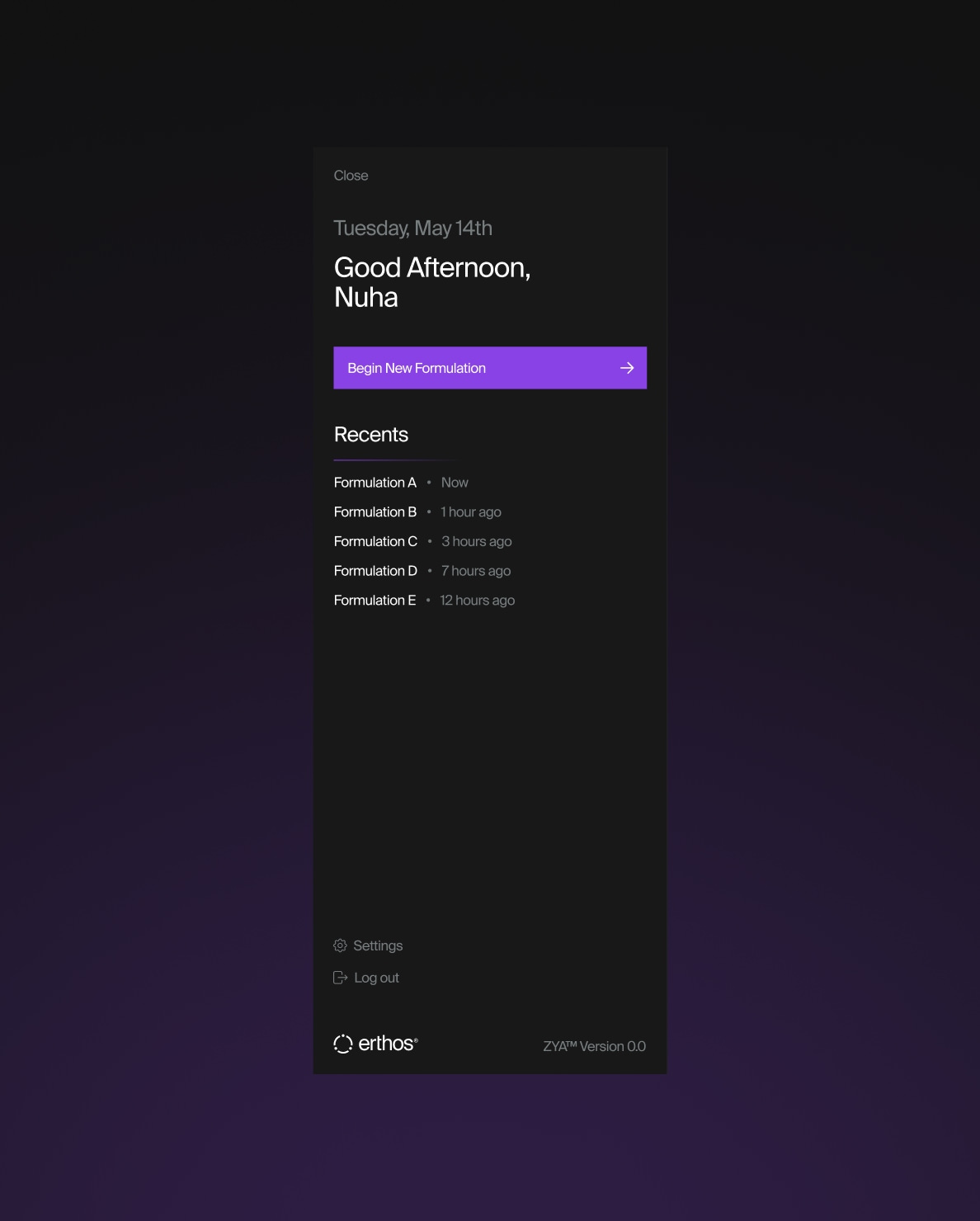 user interface design