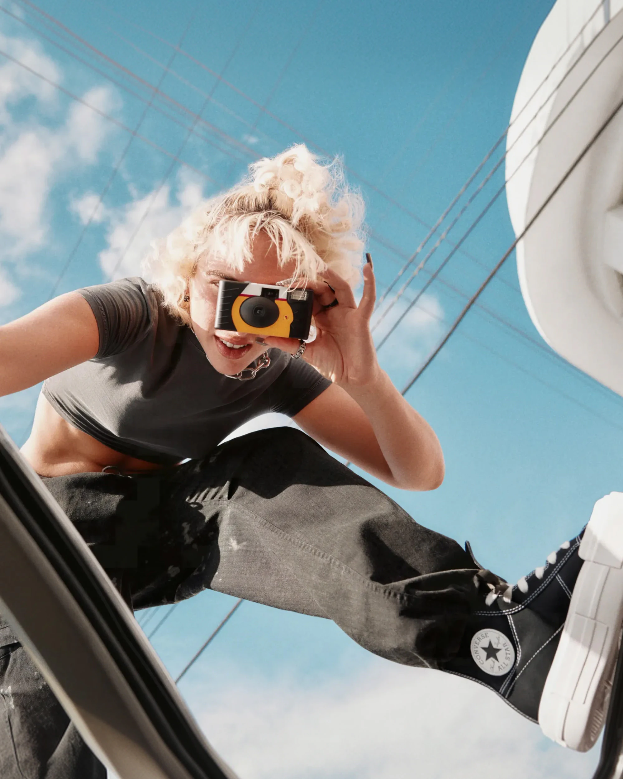 photography,accessories,sunglasses,person,blonde,hair,clothing,footwear,shoe,goggles